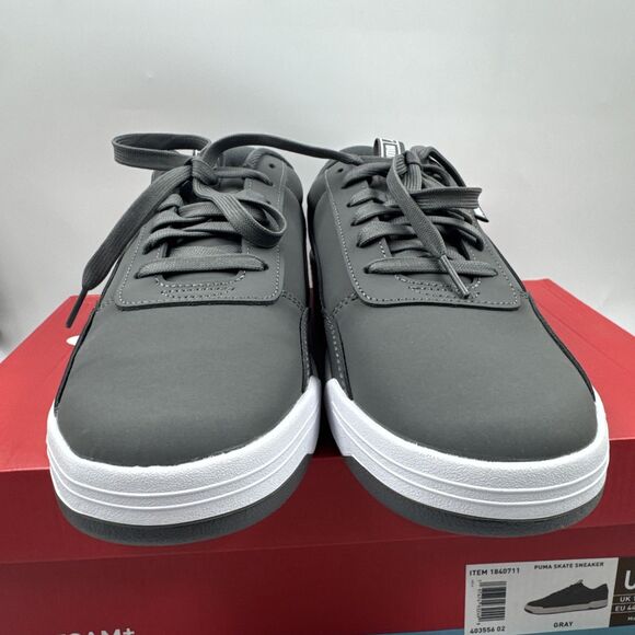 PUMA Men's Size 11 Skate Sneakers Lace-up Court Shoes, Gray - Picture 2 of 16